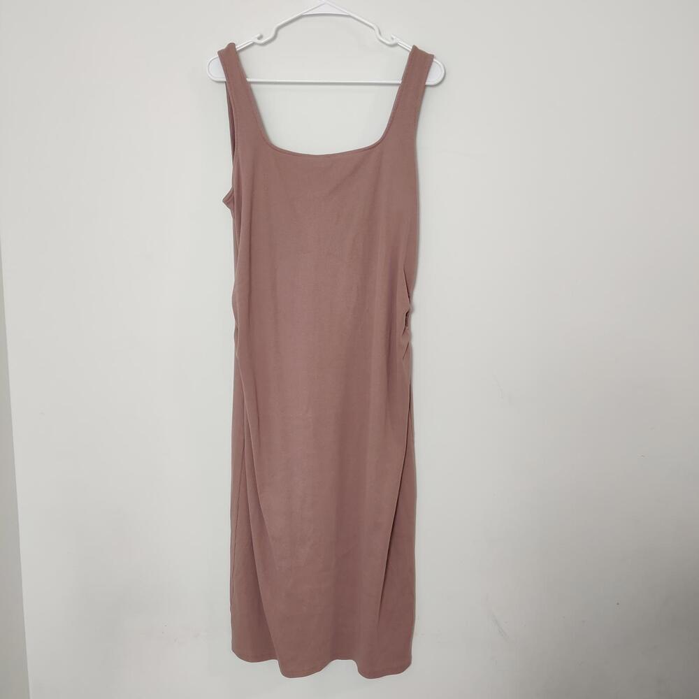 Old Navy Maternity Women's Pink Ribbed Dress Size XL